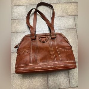Brown Leather Bøc Purse